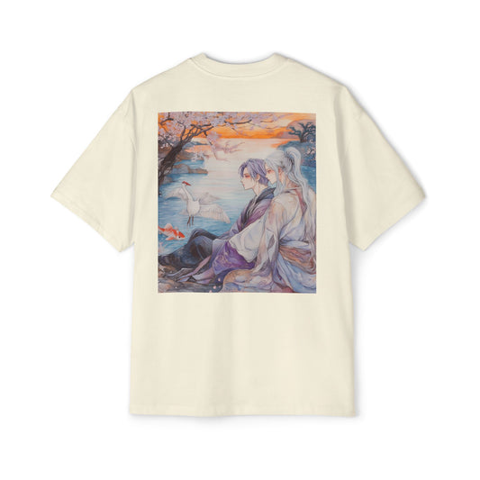 🌌 [DROP 03: DREAMSCAPES] Oversized Heavy Cotton Art Tee – Tranquil Reverie