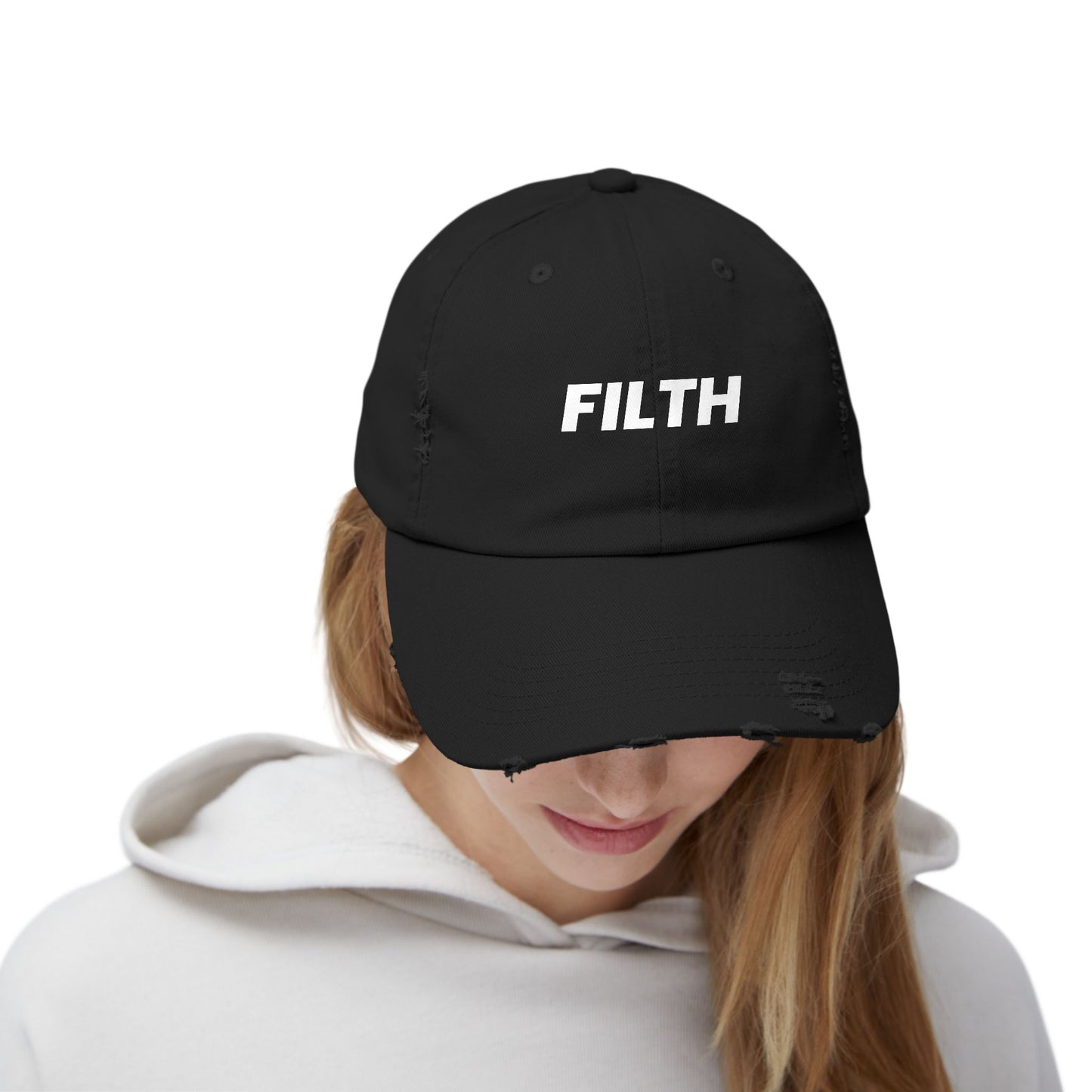 🥵 [DROP 02: FILTH] Distressed Cap